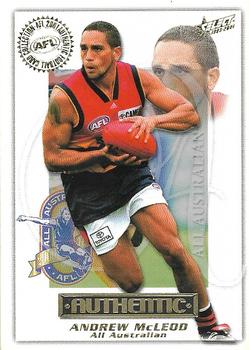 2001 Select AFL Authentic - All Australian #AA1 Andrew McLeod Front